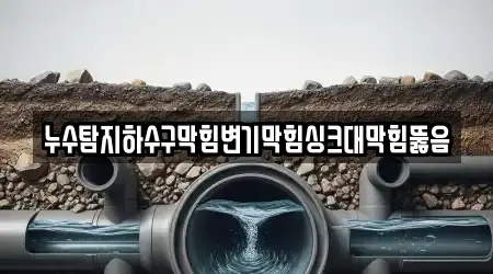 누수탐지하수구막힘변기막힘싱크대막힘뚫음