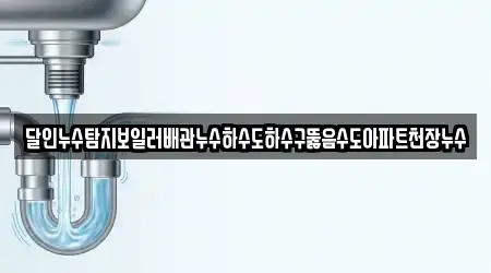 달인누수탐지보일러배관누수하수도하수구뚫음수도아파트천장누수