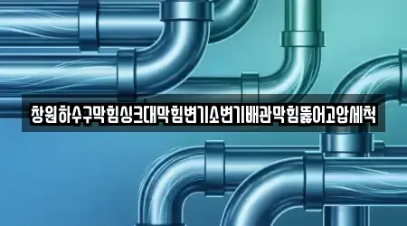 창원하수구막힘싱크대막힘변기소변기배관막힘뚫어고압세척