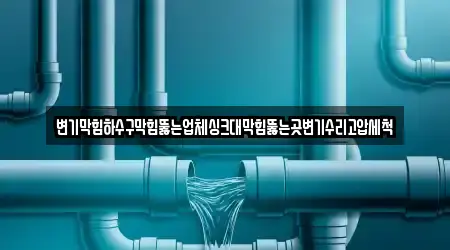 변기막힘하수구막힘뚫는업체싱크대막힘뚫는곳변기수리고압세척