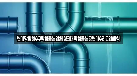 변기막힘하수구막힘뚫는업체싱크대막힘뚫는곳변기수리고압세척