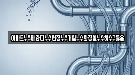 아파트누수배란다누수천장누수거실누수화장실누수하수구뚫음