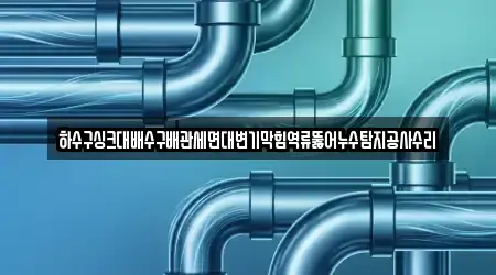 하수구싱크대배수구배관세면대변기막힘역류뚫어누수탐지공사수리