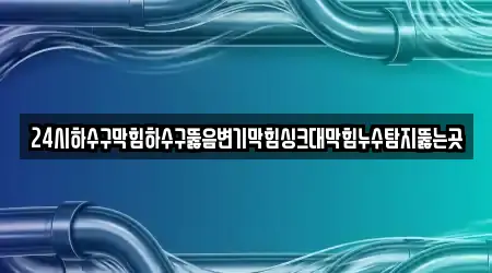 24시하수구막힘하수구뚫음변기막힘싱크대막힘누수탐지뚫는곳