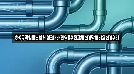 하수구막힘뚫는업체싱크대배관역류수전교체변기막힘비용변기수리