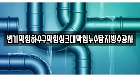 변기막힘하수구막힘싱크대막힘누수탐지방수공사