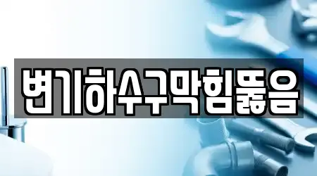 변기하수구막힘뚫음