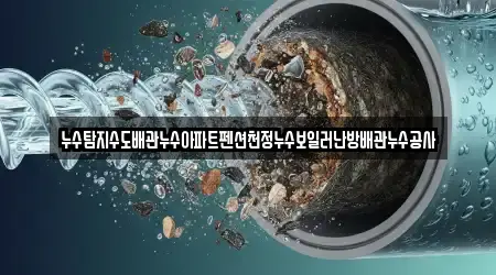 누수탐지수도배관누수아파트펜션천정누수보일러난방배관누수공사