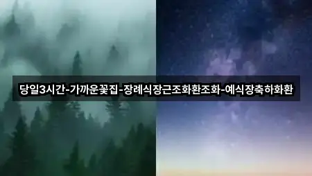 당일3시간-가까운꽃집-장례식장근조화환조화-예식장축하화환