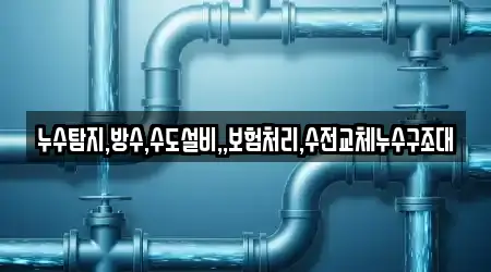 누수탐지,방수,수도설비,,보험처리,수전교체누수구조대