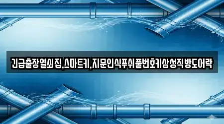 긴급출장열쇠집,스마트키,지문인식푸쉬풀번호키삼성직방도어락