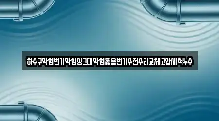 하수구막힘변기막힘싱크대막힘뚫음변기수전수리교체고압세척누수
