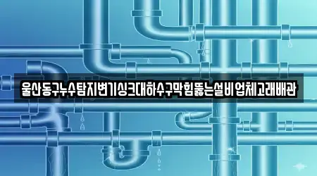 동구 전하동 누수 업데이트 18곳