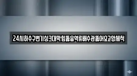 24시하수구변기싱크대막힘뚫음역류배수관뚫어요고압세척