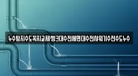 누수탐지수도꼭지교체씽크대수전세면대수전샤워기수전수도누수