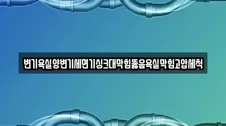변기욕실양변기세면기싱크대막힘뚫음욕실막힘고압세척