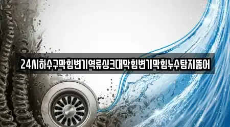 24시하수구막힘변기역류싱크대막힘변기막힘누수탐지뚫어