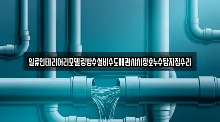 일류인테리어리모델링방수설비수도배관샤시창호누수탐지집수리