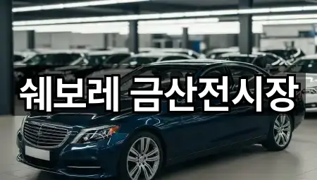 충남 금산군 남일면 자동차전시장 1곳 위치 빠르게