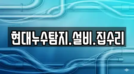 현대누수탐지.설비.집수리