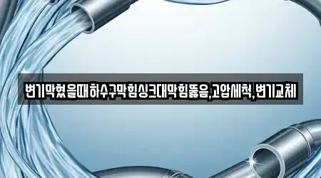 변기막혔을때하수구막힘싱크대막힘뚫음,고압세척,변기교체