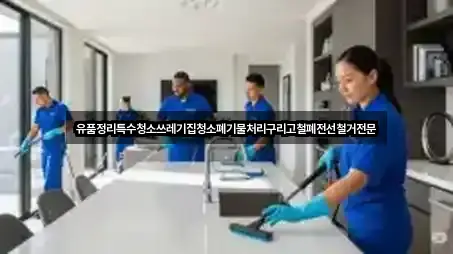 유품정리특수청소쓰레기집청소폐기물처리구리고철폐전선철거전문