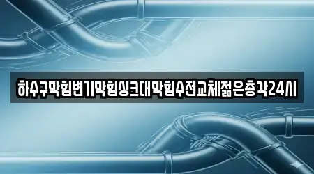 하수구막힘변기막힘싱크대막힘수전교체젊은총각24시