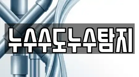 누수수도누수탐지