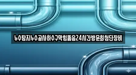 누수탐지누수공사하수구막힘뚫음24시간방문최첨단장비