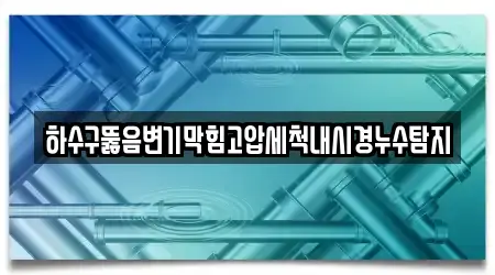 하수구뚫음변기막힘고압세척내시경누수탐지