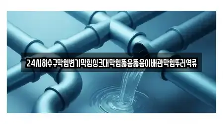 24시하수구막힘변기막힘싱크대막힘뚫음뚫음이배관막힘뚜러역류