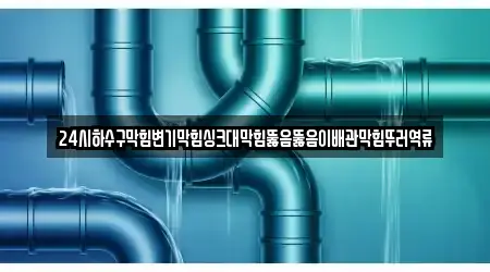 24시하수구막힘변기막힘싱크대막힘뚫음뚫음이배관막힘뚜러역류