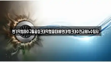 변기막힘하수구뚫음싱크대막혔을때세면대씽크대수전교체누수탐지