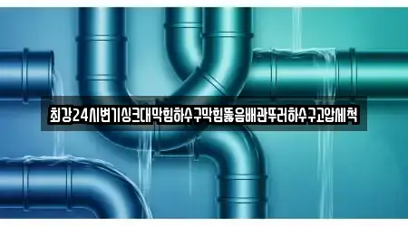 최강24시변기싱크대막힘하수구막힘뚫음배관뚜러하수구고압세척