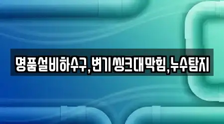 명품설비하수구,변기씽크대막힘,누수탐지