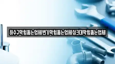 하수구막힘뚫는업체변기막힘뚫는업체싱크대막힘뚫는업체