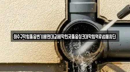하수구막힘뚫음변기세면대교체막힌곳뚫음싱크대막힘역류냄새차단