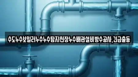 수도누수보일러누수누수탐지천장누수배관설비방수공사,긴급출동