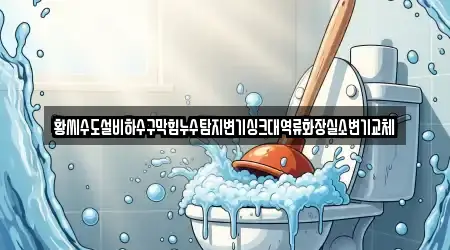 황씨수도설비하수구막힘누수탐지변기싱크대역류화장실소변기교체