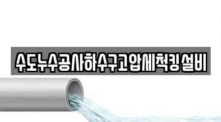 수도누수공사하수구고압세척킹설비