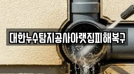 대한누수탐지공사아랫집피해복구