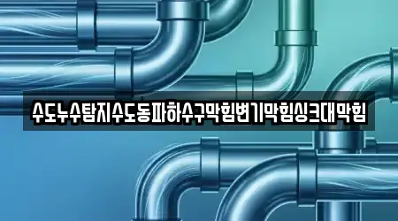 수도누수탐지수도동파하수구막힘변기막힘싱크대막힘