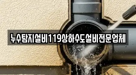 누수탐지설비119상하수도설비전문업체