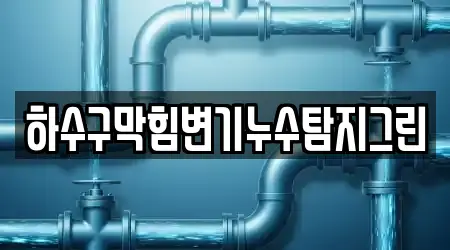 하수구막힘변기누수탐지그린