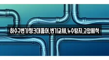 하수구변기씽크대뚫어,변기교체,누수탐지,고압세척