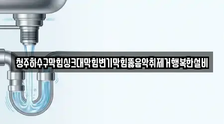 청주 서원구 근처 싱크대뚫음 업체 15곳 위치