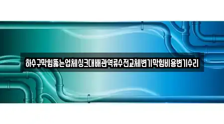 하수구막힘뚫는업체싱크대배관역류수전교체변기막힘비용변기수리