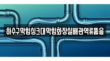 하수구막힘싱크대막힘화장실배관역류뚫음