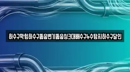 하수구막힘하수구뚫음변기뚫음싱크대배수구누수탐지하수구달인