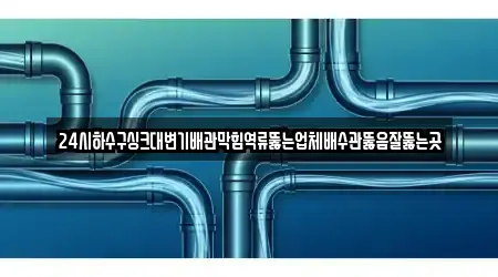 24시하수구싱크대변기배관막힘역류뚫는업체배수관뚫음잘뚫는곳